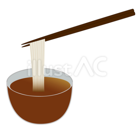 そうめんのイラスト