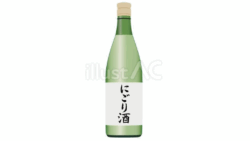 にごり酒のイラスト