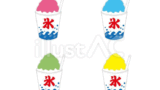 かき氷（イラスト）
