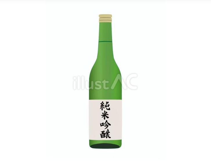 純米吟醸（720ml）（イラスト）