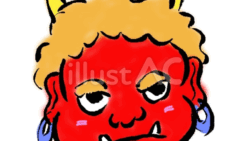 節分の鬼（イラスト）
