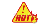HOTの危険アイコン（イラスト）