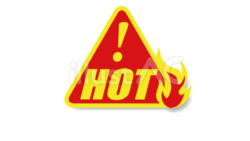 HOTの危険アイコン（イラスト）